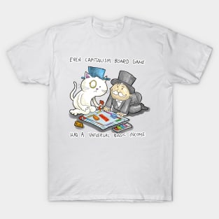 Dapper Cat - Capitalism Board Game T-Shirt